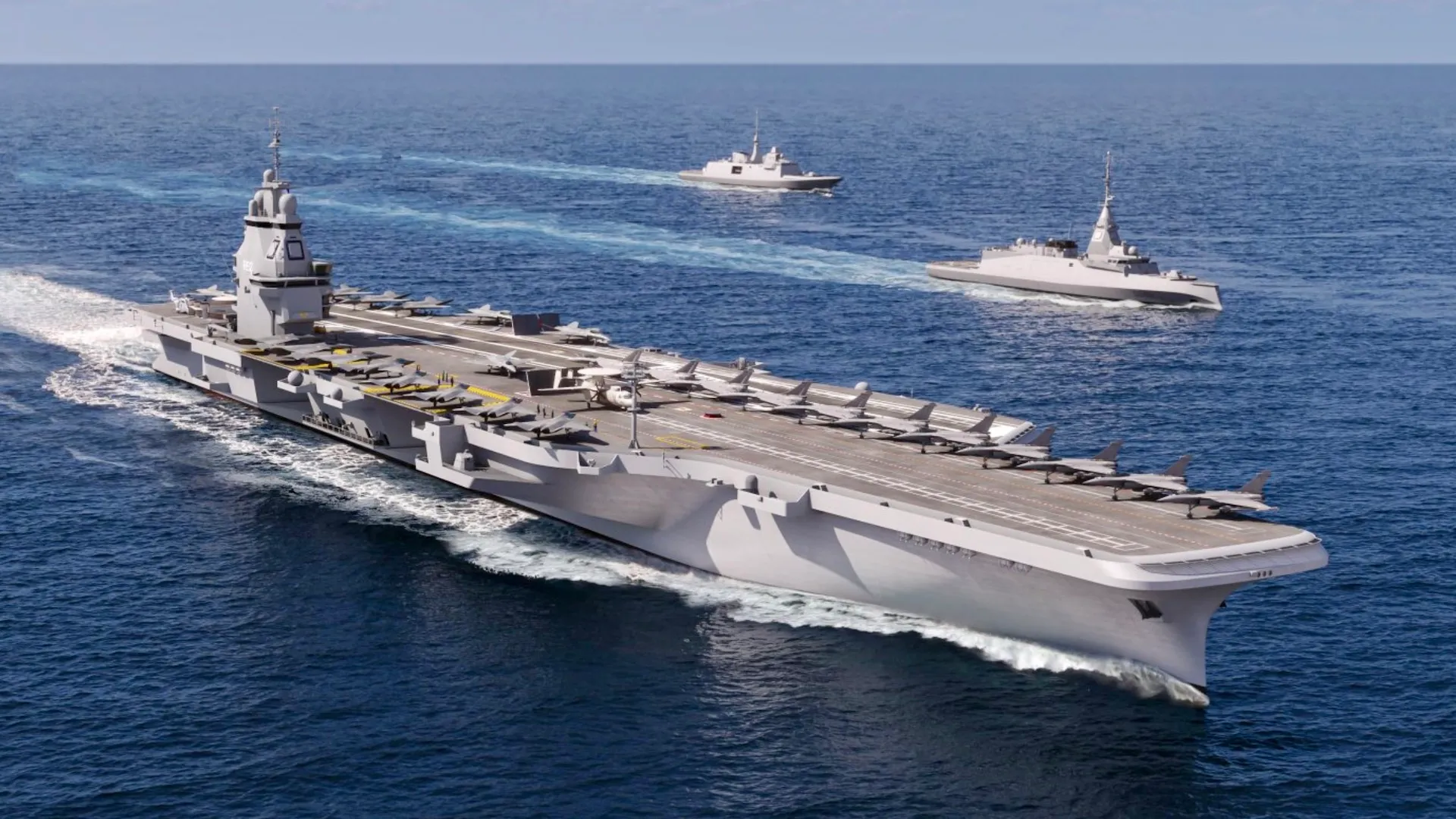 La France va commencer à financer les premiers travaux de construction du plus grand porte-avions d'Europe La France va commencer à financer les premiers travaux de construction du plus grand porte-avions d'Europe