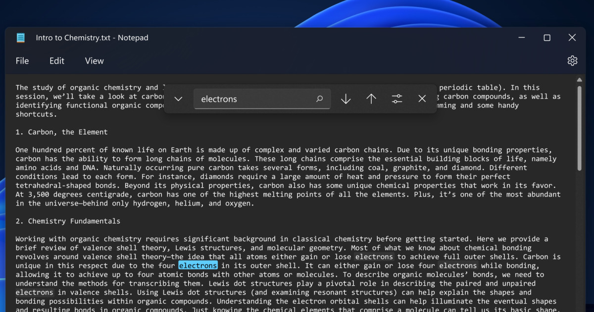 Le Bloc-notes de Windows 11 se dote d'un correcteur orthographique