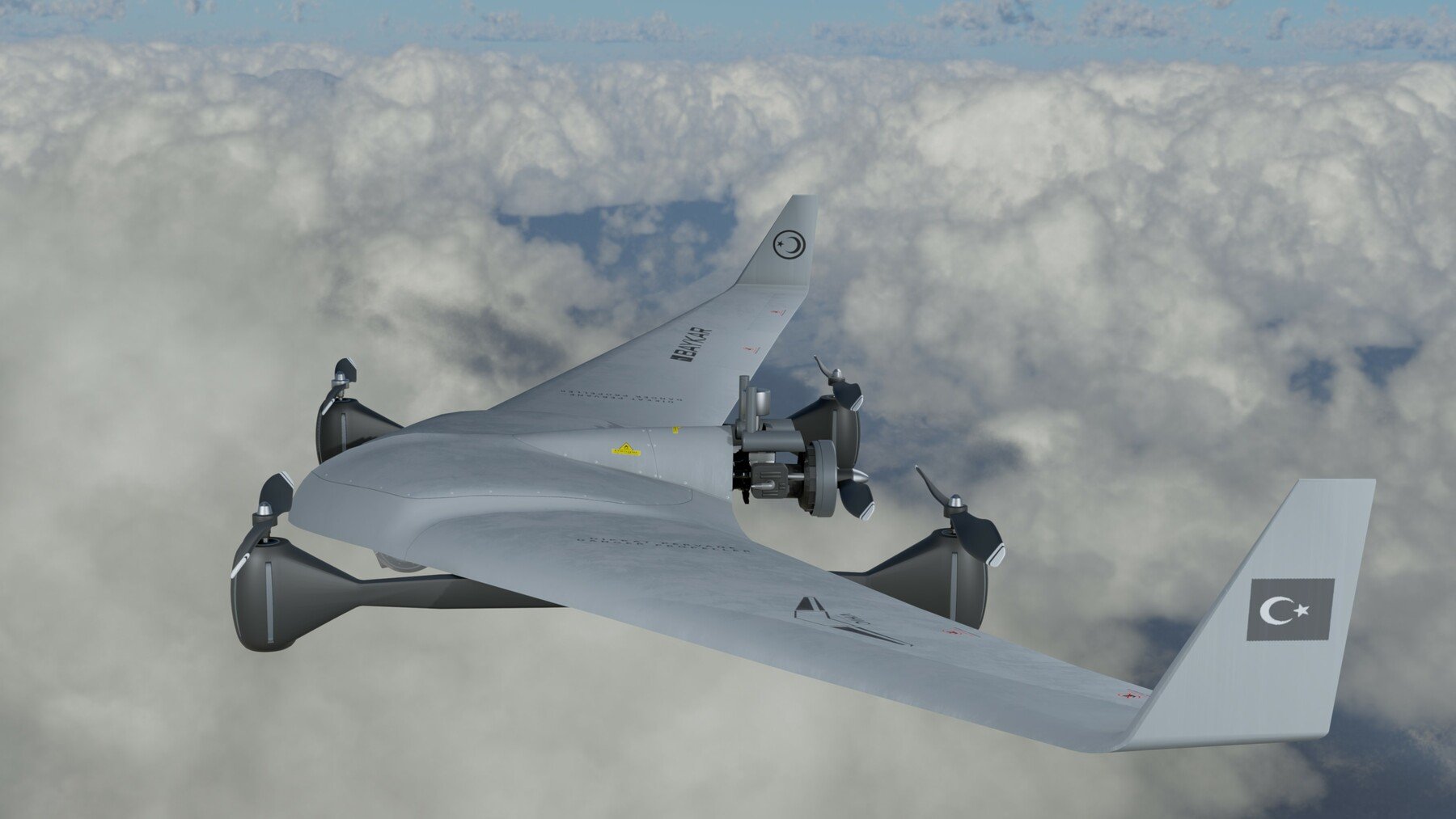 Baykar teste le nouveau drone Bayraktar VTOL pour le porte-avions phare Anadolu Baykar teste le nouveau drone Bayraktar VTOL pour le porte-avions phare Anadolu