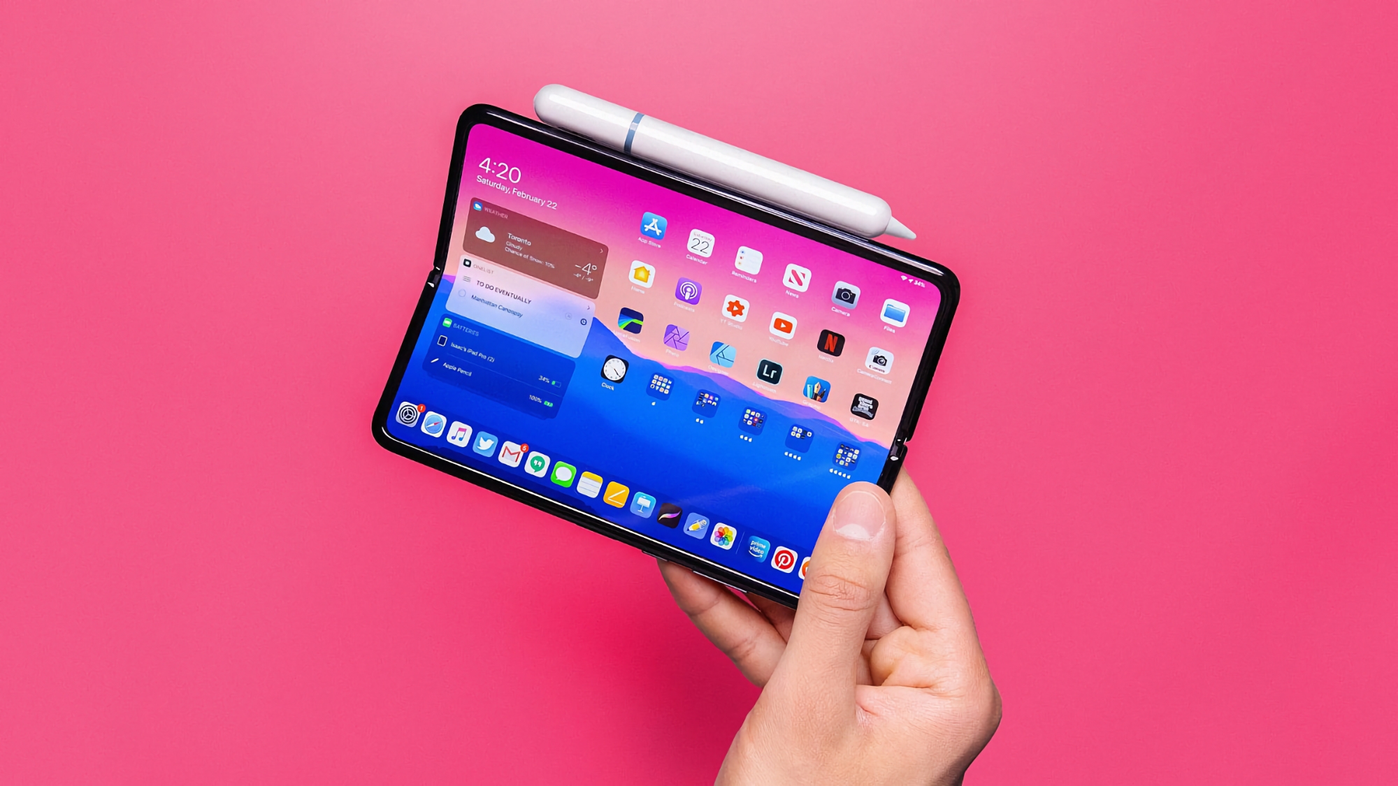 Rumeur : Apple prévoit de présenter un iPad pliable en 2024
