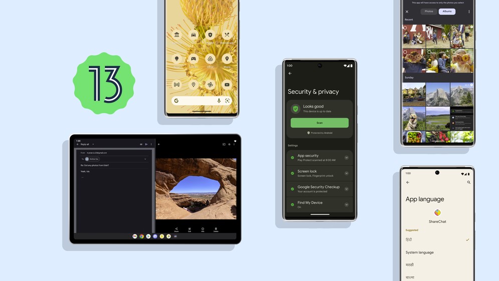 Les téléphones Google Pixel reçoivent Android 13 aujourd'hui Les téléphones Google Pixel reçoivent Android 13 aujourd'hui