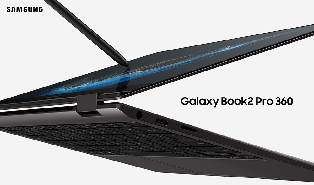 Samsung a présenté l'ordinateur portable Galaxy Book2 Pro 360 équipé du processeur Snapdragon 8cx Gen 3 pour 1500 $. Samsung a présenté l'ordinateur portable Galaxy Book2 Pro 360 équipé du processeur Snapdragon 8cx Gen 3 pour 1500 $.