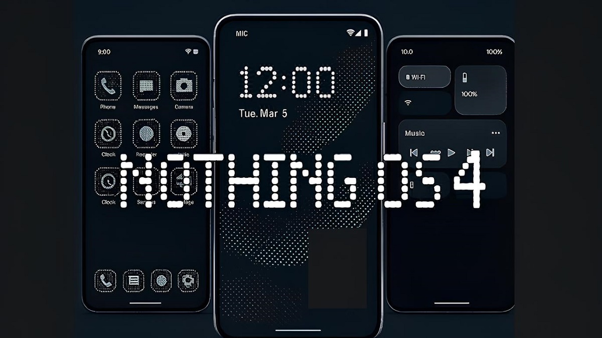 Affiche de Nothing OS 4.0 : Évolution de l'interface du futur