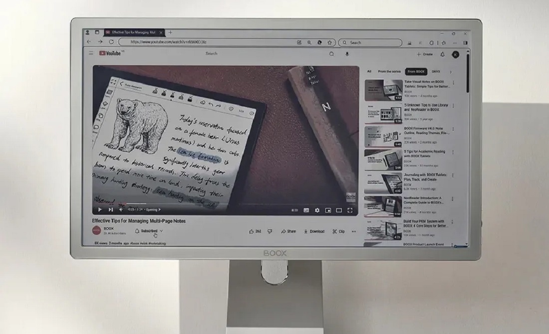 Mira Pro Color par E Ink : L'avenir de la lecture numérique révélé Mira Pro Color d'E Ink : Une nouvelle aube pour les affichages semblables à du papier
