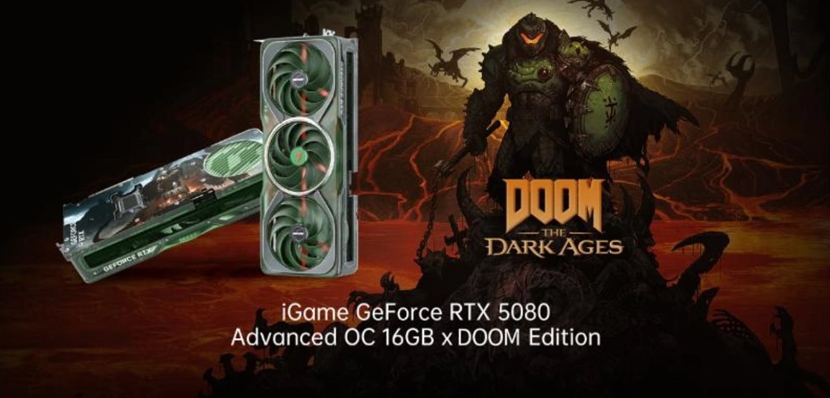 Découvrez l'excellence du jeu avec la nouvelle iGame GeForce RTX 5080 Doom Edition iGame GeForce RTX 5080: Doom Edition, à ne pas manquer!
