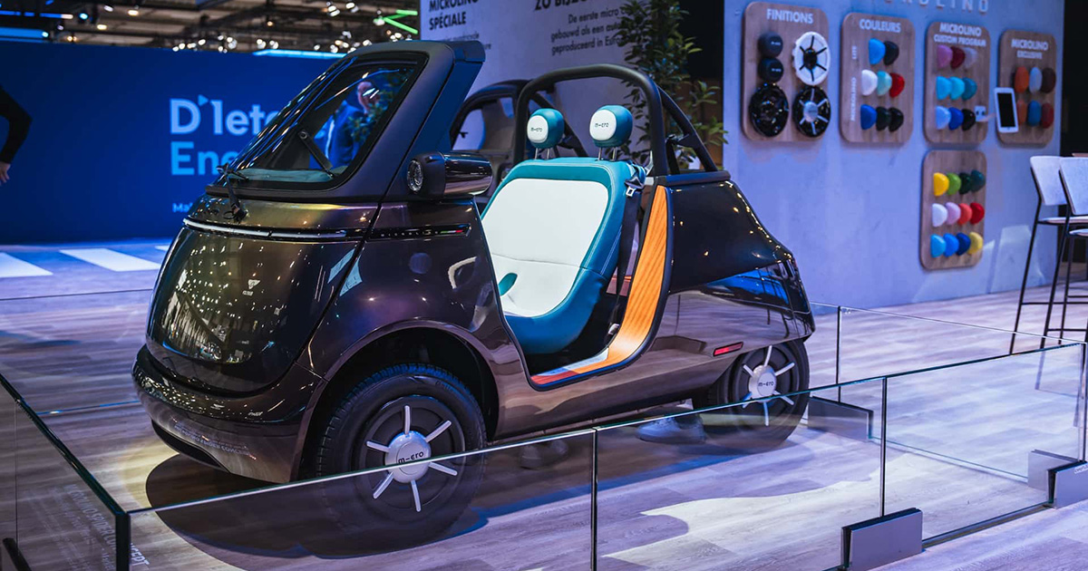 Les micromobiles du futur à l'Expo : Coup d'œil sur le Microlino Spider à Bruxelles 2025