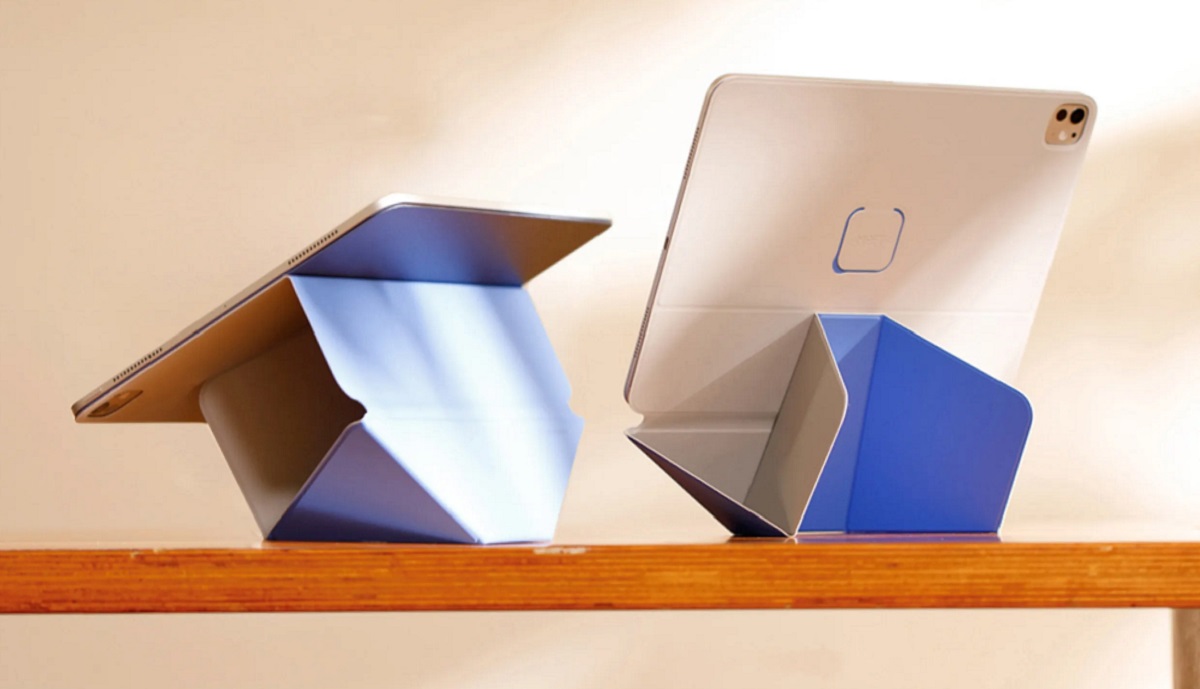 L'origami du XXIe siècle : Dynamic Folio, un étui insolite pour iPad qui permet de monter la tablette dans plus de vingt positions, est présenté L'origami du XXIe siècle : Dynamic Folio, un étui insolite pour iPad qui permet de monter la tablette dans plus de vingt positions, est présenté