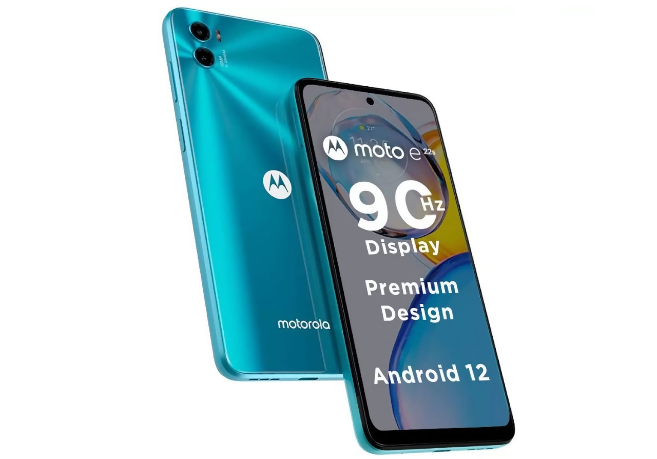 Moto E22s : smartphone économique avec écran 90 Hz, puce MediaTek Helio G37 et batterie 5000 mAh Moto E22s : smartphone économique avec écran 90 Hz, puce MediaTek Helio G37 et batterie 5000 mAh
