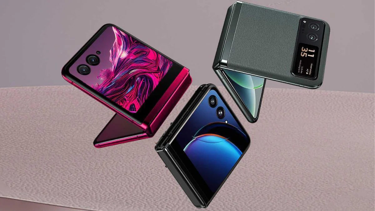 Motorola reçoit un brevet pour un smartphone pliable qui modifie indépendamment la position de l'écran pour les chats vidéo et les photos Motorola reçoit un brevet pour un smartphone pliable qui modifie indépendamment la position de l'écran pour les chats vidéo et les photos