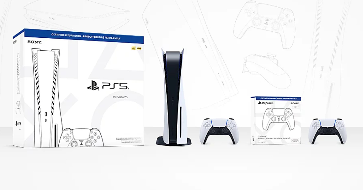 Sony va commencer à vendre des consoles PlayStation 5 reconditionnées, ce qui permettra d'économiser jusqu'à 100 $. Sony va commencer à vendre des consoles PlayStation 5 reconditionnées, ce qui permettra d'économiser jusqu'à 100 $.