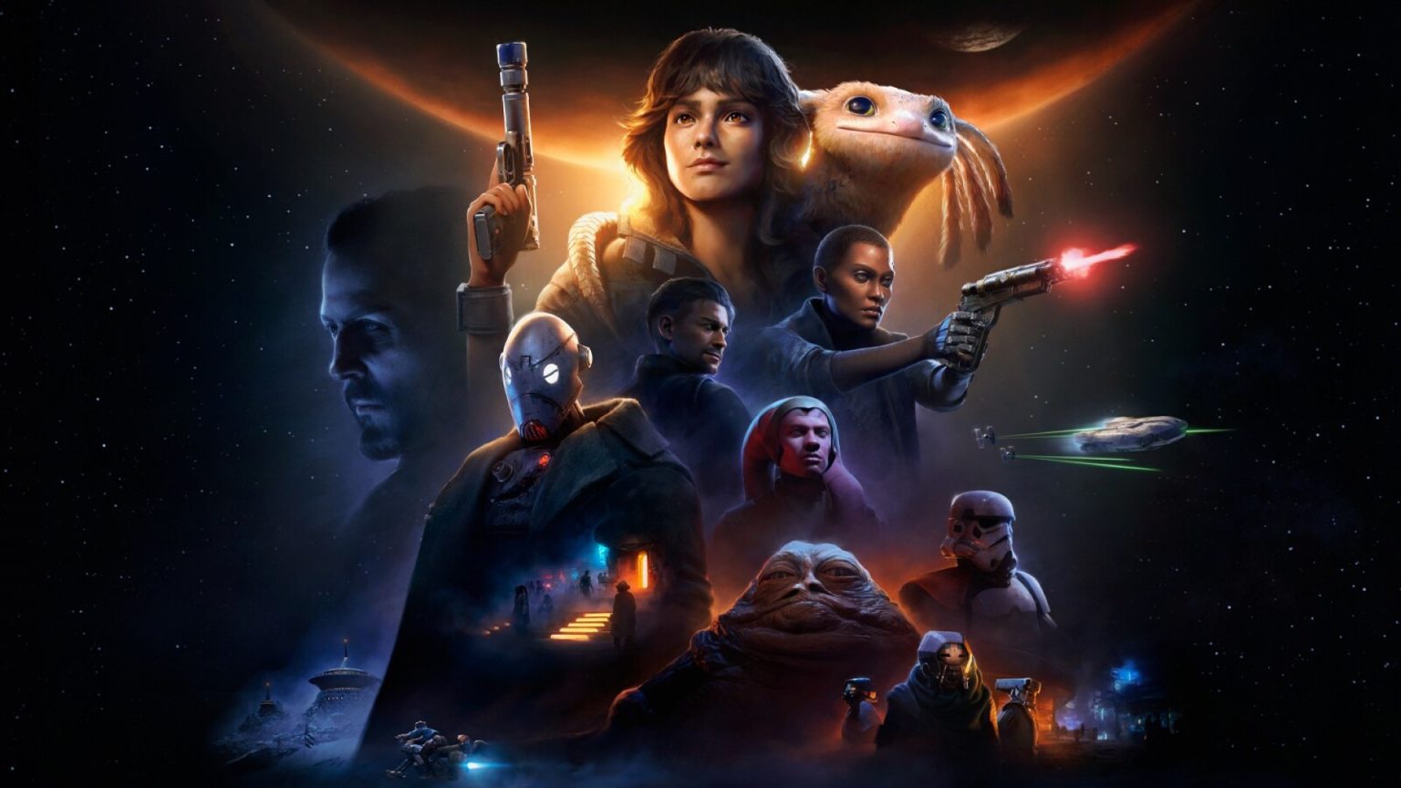 Mystères et secrets sur l'affiche de la nouvelle série Star Wars Outlaws Star Wars Outlaws : que cache la nouvelle affiche ?