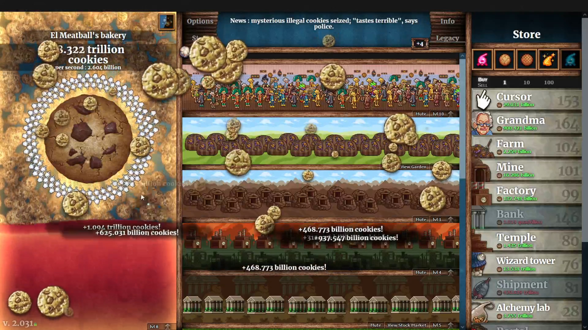 Tuer votre précieux temps grâce aux biscuits est maintenant possible sur les consoles : Cookie Clicker est sorti sur Switch, Xbox et PlayStation Tuer votre précieux temps grâce aux biscuits est maintenant possible sur les consoles : Cookie Clicker est sorti sur Switch, Xbox et PlayStation