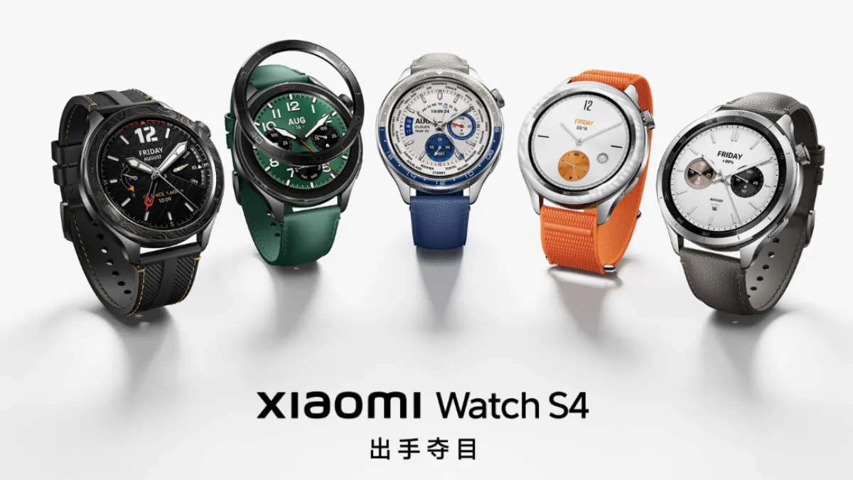 Xiaomi lance la Watch S4 avec des lunettes interchangeables et un contrôle gestuel Xiaomi lance la Watch S4 avec des lunettes interchangeables et un contrôle gestuel