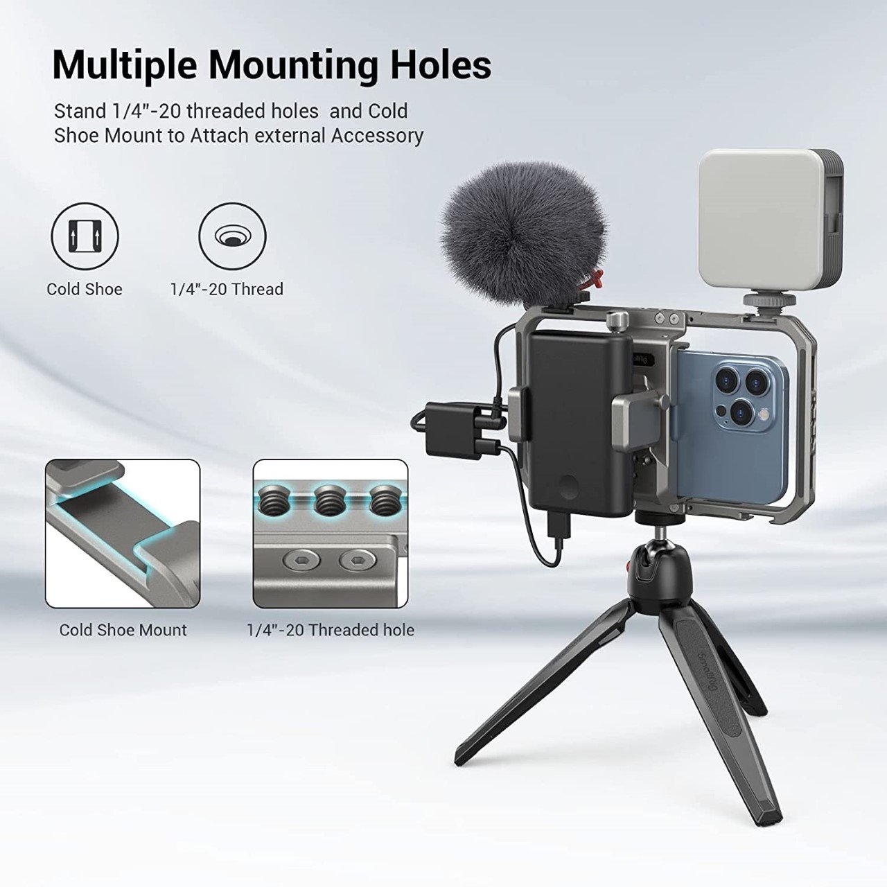 Transformez votre iPhone en une installation de réalisation de films professionnelle avec cette plate-forme de téléphone modulaire-13