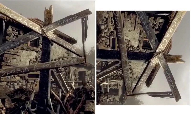 Une structure en bois rappelant IX dans le teaser de Resident Evil 9