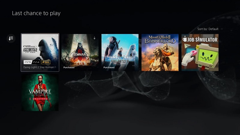 Jeux qui quitteront PS Plus Une image des jeux disponibles sur PS Plus