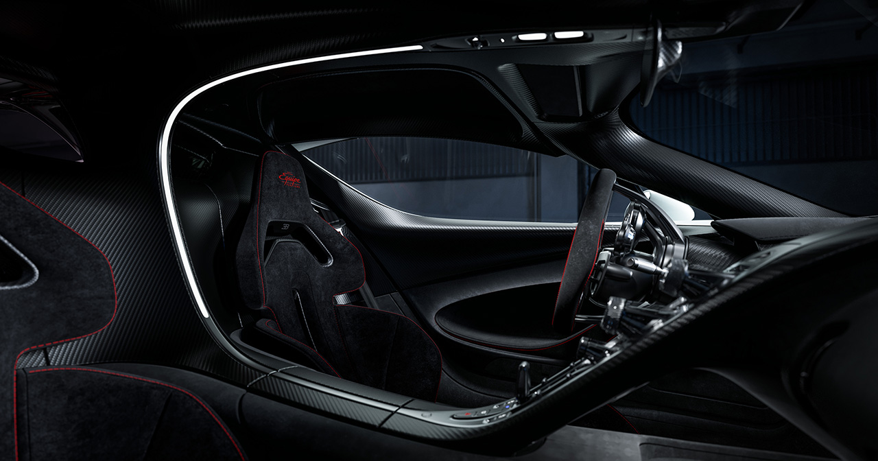 Pièces du splitter avant de la Bugatti Tourbillon Pièces du splitter avant de la Bugatti Tourbillon