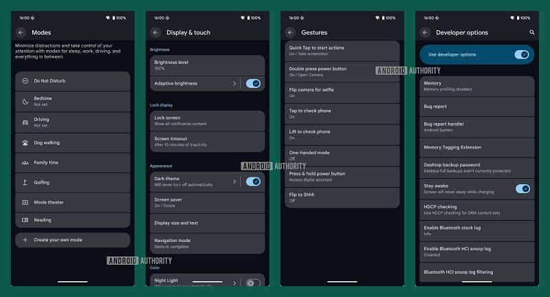 Image tirée d'Android 16 Beta 3 Image tirée d'Android 16 Beta 3