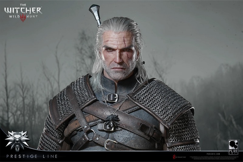 La figure de Geralt de The Witcher La figure de Geralt de The Witcher