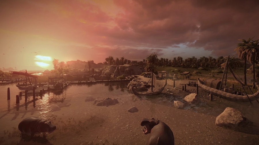 Les premières captures d'écran de Total War : Pharaoh montrent la majestueuse cité de l'Égypte ancienne et le spectaculaire paysage désertique sablonneux.-2
