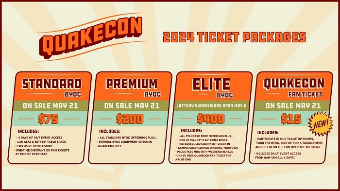 Bethesda invite à la fête annuelle du jeu de tir : Les dates de la QuakeCon 2024 dévoilées-2 Bethesda invite à la fête annuelle du jeu de tir : Les dates de la QuakeCon 2024 dévoilées-2