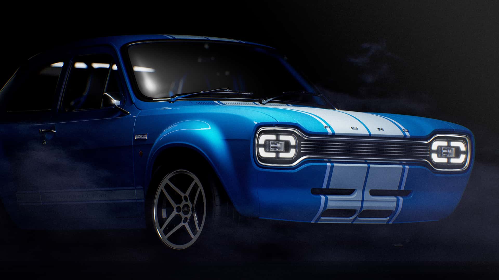 Ford Escort Mk1 RS moderne, vue de face