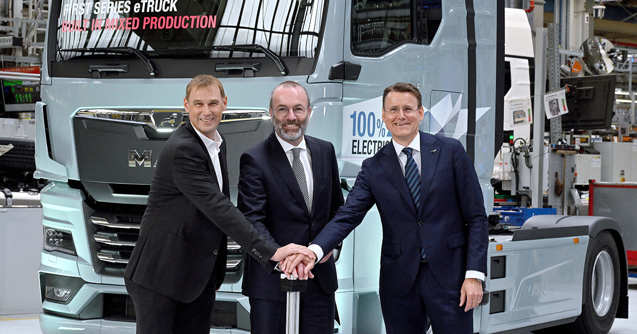 Production de camions électriques MAN eTruck Production de camions électriques MAN eTruck