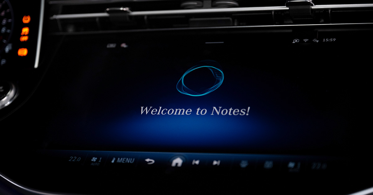 Notes MBUX Notes de Mercedes-Benz sur MBUX