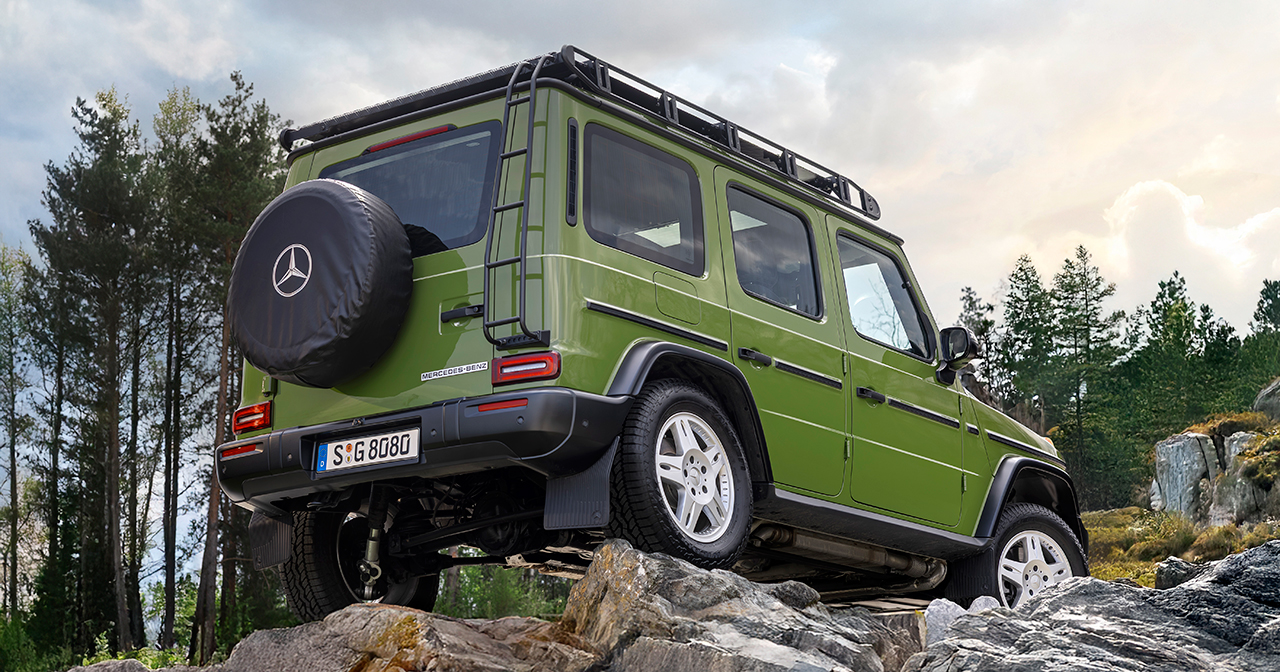 Intérieur du Mercedes-Benz G-Class Édition Plus Forte Que les Années 1980