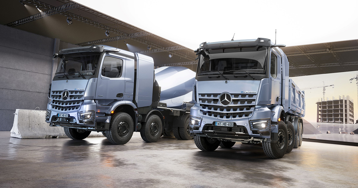 Camion électrique Mercedes-Benz eArocs 400