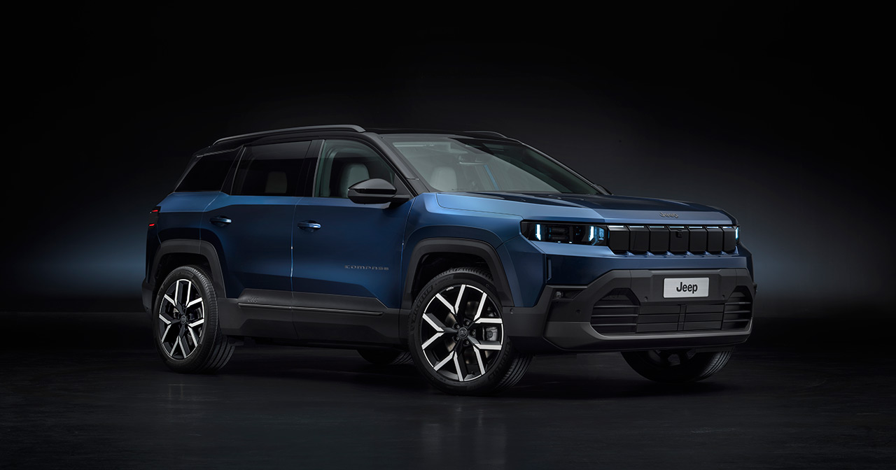 Jeep Compass 2023 de l'arrière Jeep Compass 2023 de l'arrière