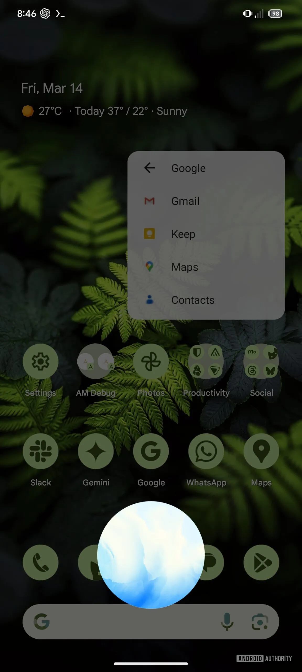 Interface de l'assistant ChatGPT