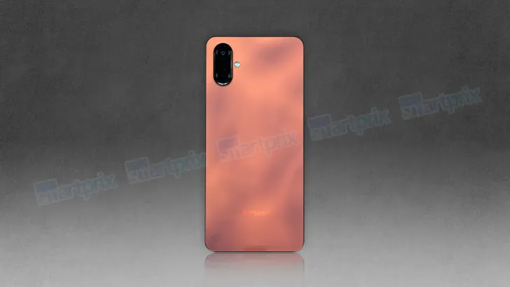 Rendu du Samsung Galaxy F06 en couleur orange