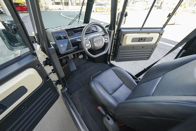 De l'arrière du mibot mini EV. De l'arrière du mibot mini EV.