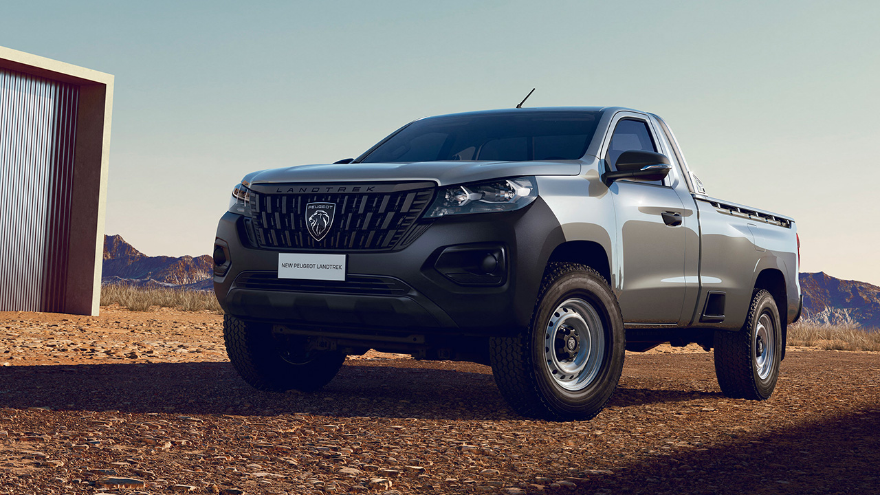 Le nouveau Peugeot Landtrek - vue de la plate-forme du camion Le nouveau Peugeot Landtrek - vue de la plate-forme du camion