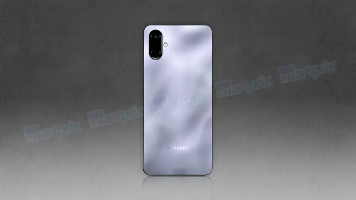 Rendu du Samsung Galaxy F06 en couleur violette