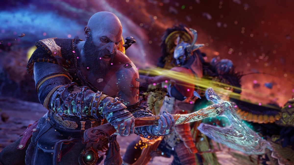 Les développeurs de God of War : Ragnarok ont ajouté un mode photo au jeu. Les développeurs de God of War : Ragnarok ont ajouté un mode photo au jeu.