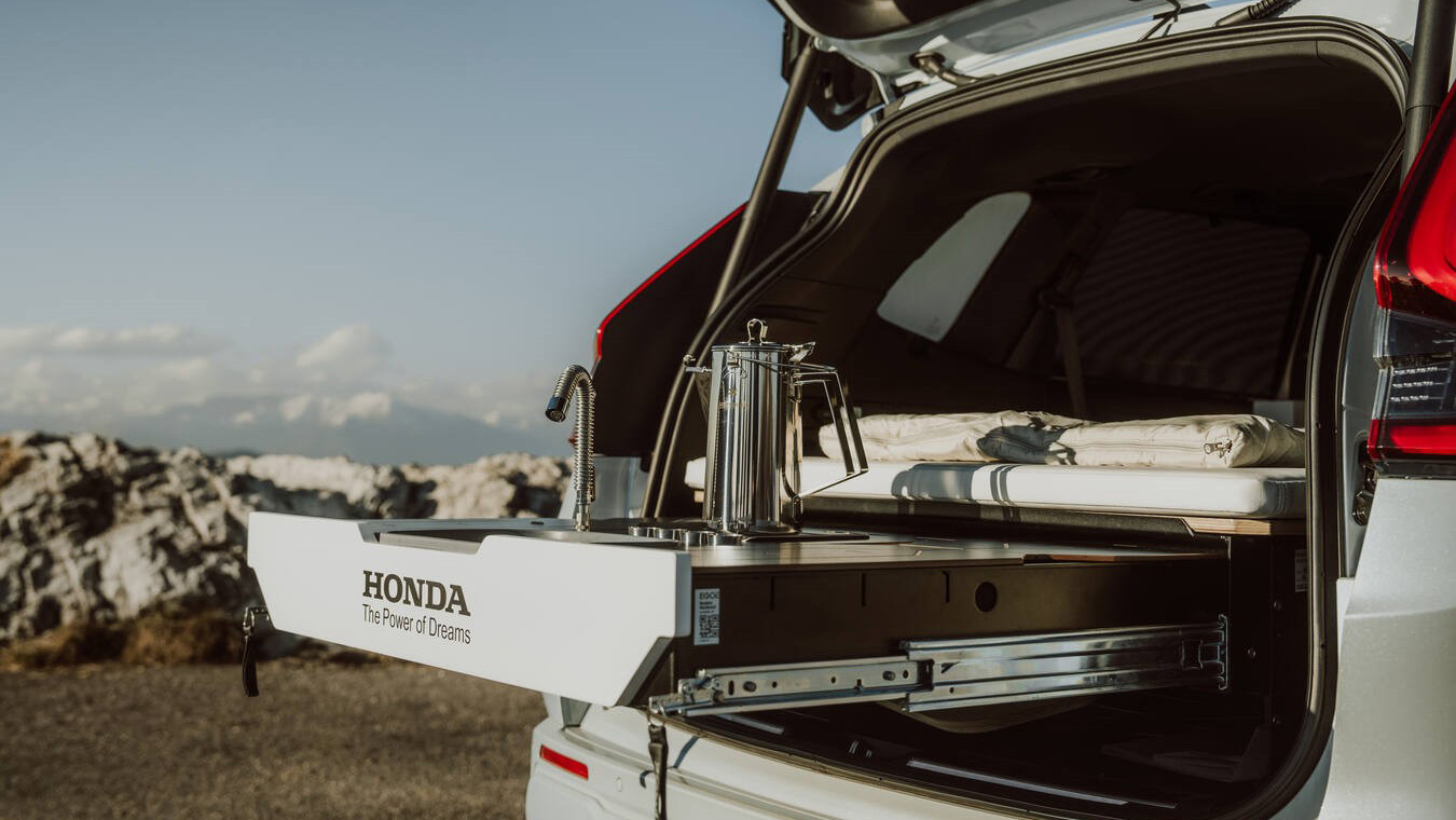 Espace nuit dans le Honda CR-V Dream Pod
