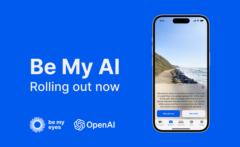 Microsoft intègre l'application Be My Eyes AI basée sur GPT-4 pour aider les clients souffrant de déficiences visuelles Microsoft intègre l'application Be My Eyes AI basée sur GPT-4 pour aider les clients souffrant de déficiences visuelles