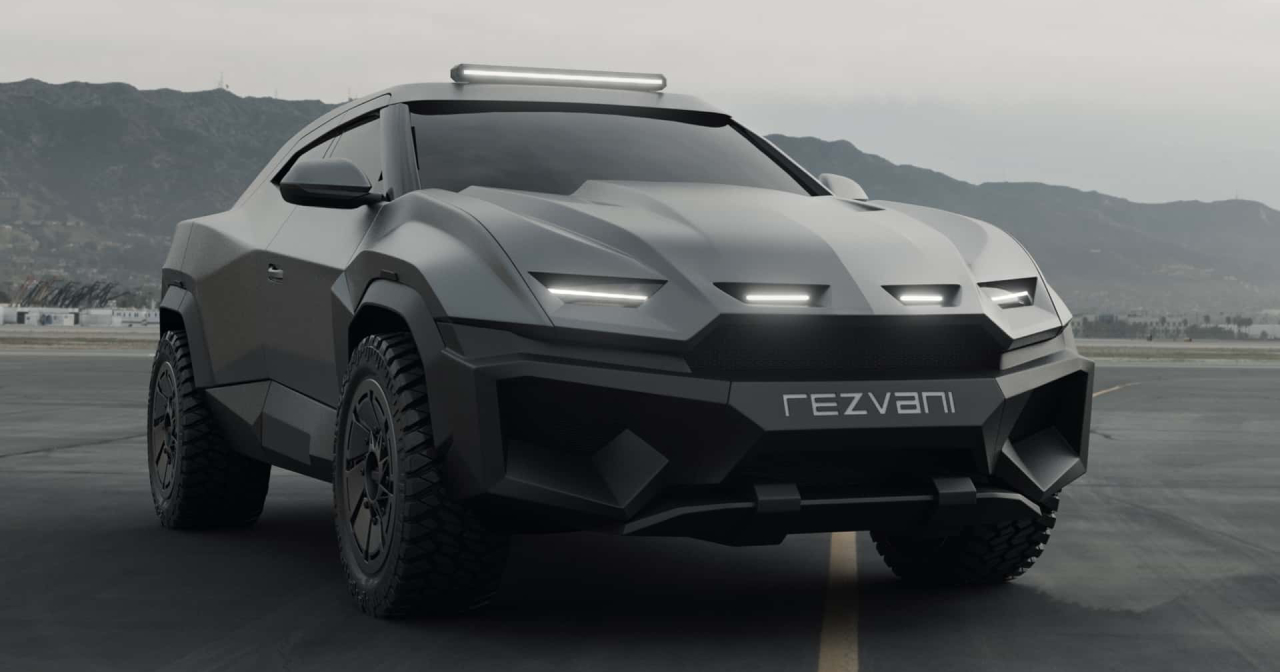 Le Rezvani Knight, tout-terrain extrême. Le Rezvani Knight, tout-terrain extrême.