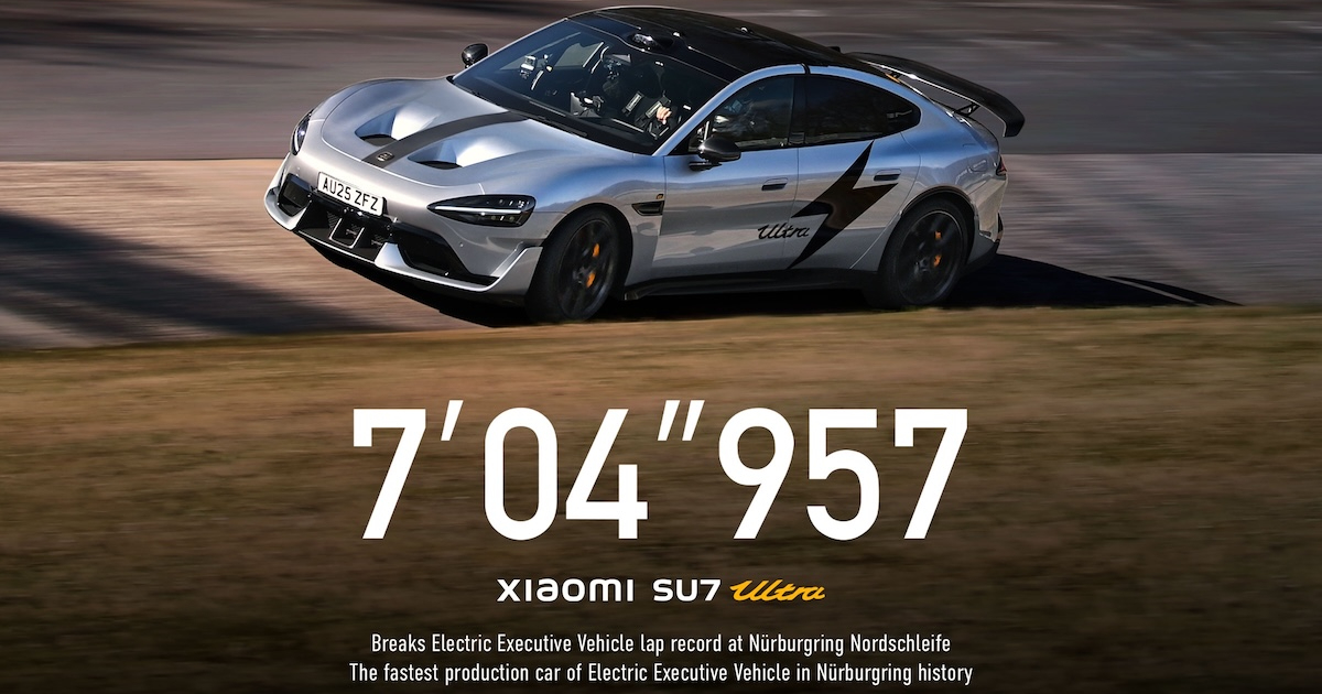 Xiaomi SU7 Ultra au Nürburgring Xiaomi SU7 Ultra au Nürburgring