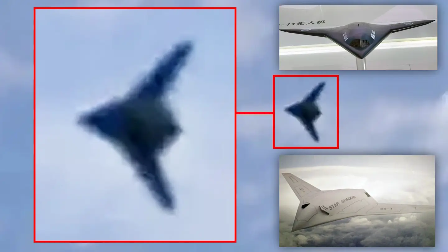 Un mystérieux drone furtif similaire au Northrop Grumman X-47B a été repéré en Chine. Il existe trois versions de ce qu'il pourrait être.