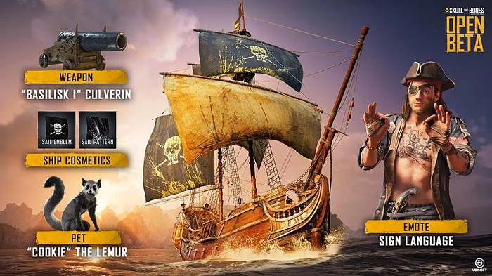 Ubisoft a annoncé l'ouverture du bêta-test pour le jeu d'action en ligne Skull & Bones.-2
