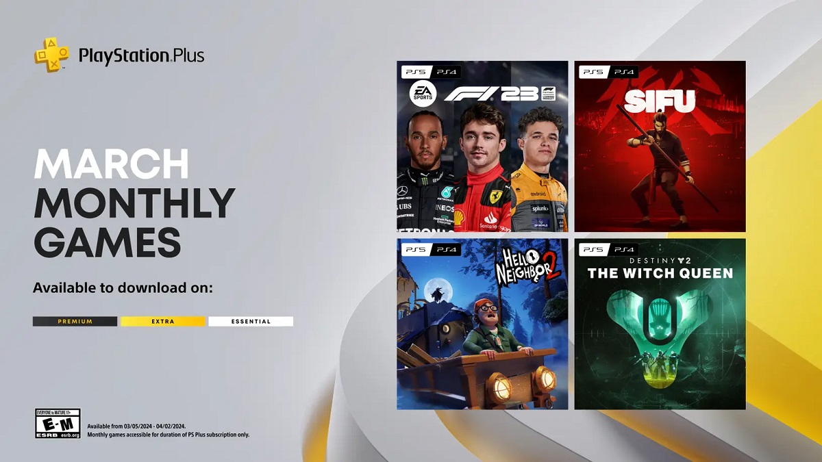 Sony a dévoilé sa sélection de jeux du mois de mars pour les abonnés PS Plus. Sony a dévoilé sa sélection de jeux du mois de mars pour les abonnés PS Plus.
