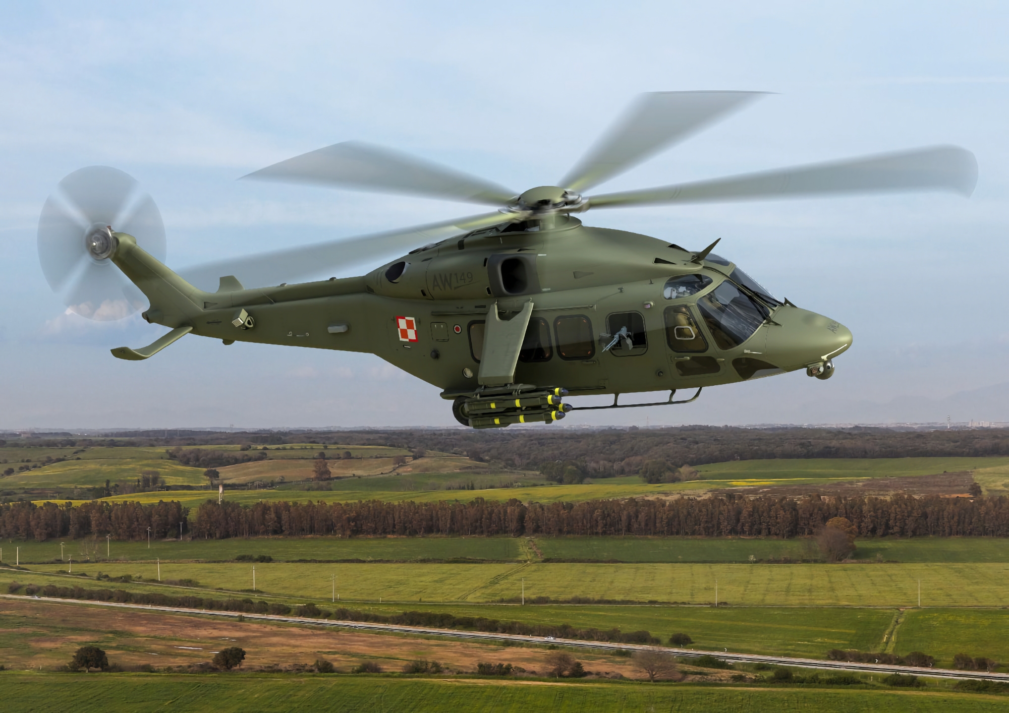 L'armée polonaise a reçu le premier lot d'hélicoptères AgustaWestland AW149 L'armée polonaise a reçu le premier lot d'hélicoptères AgustaWestland AW149