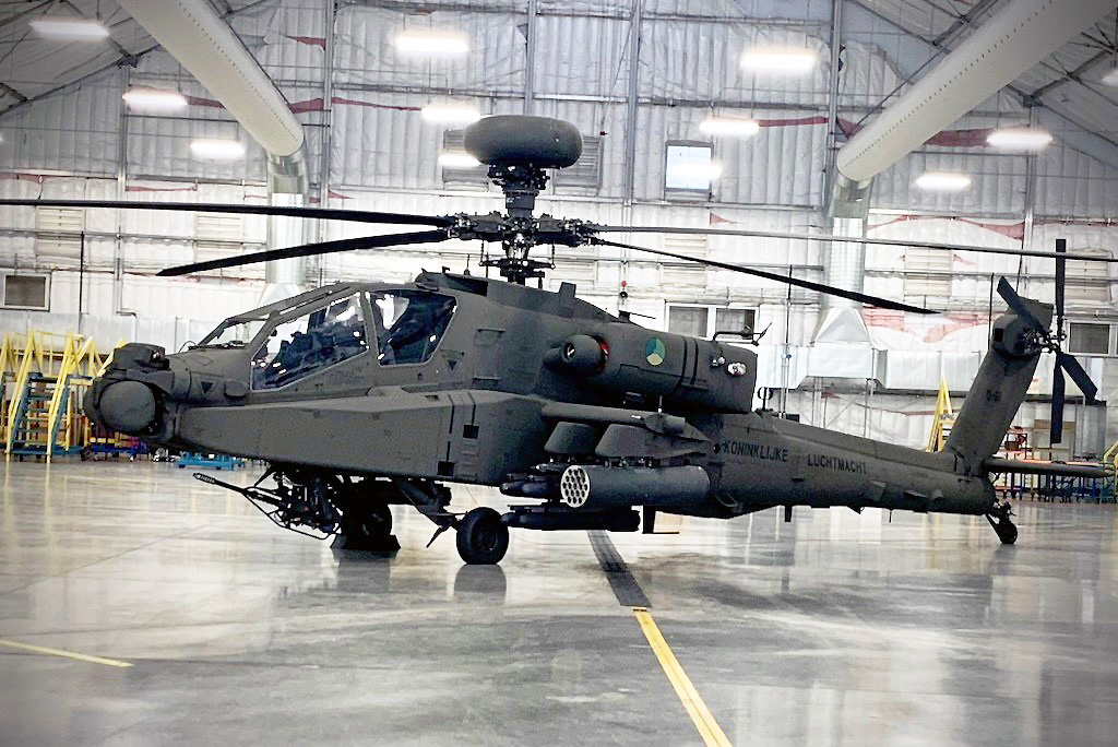 Hélicoptère d'attaque AH-64E Apache. Illustration : Boeing