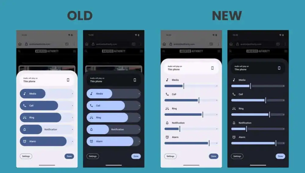 Le nouveau curseur de volume minimaliste d'Android 16 Le nouveau curseur de volume minimaliste d'Android 16