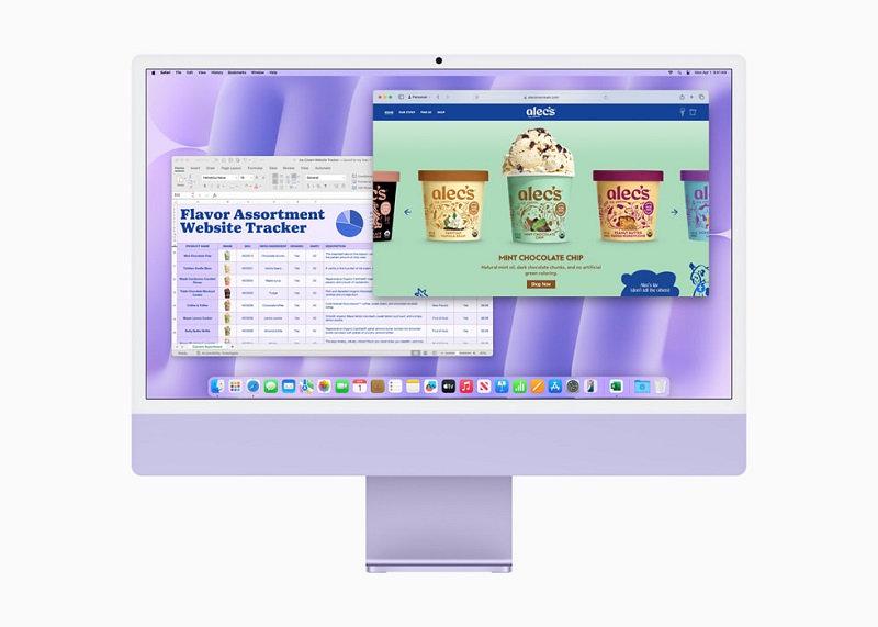 Apple a dévoilé un nouvel iMac doté d'une puce M4, d'un écran de 24 pouces et de la prise en charge d'Apple Intelligence.-3 Apple a dévoilé un nouvel iMac doté d'une puce M4, d'un écran de 24 pouces et de la prise en charge d'Apple Intelligence.-3