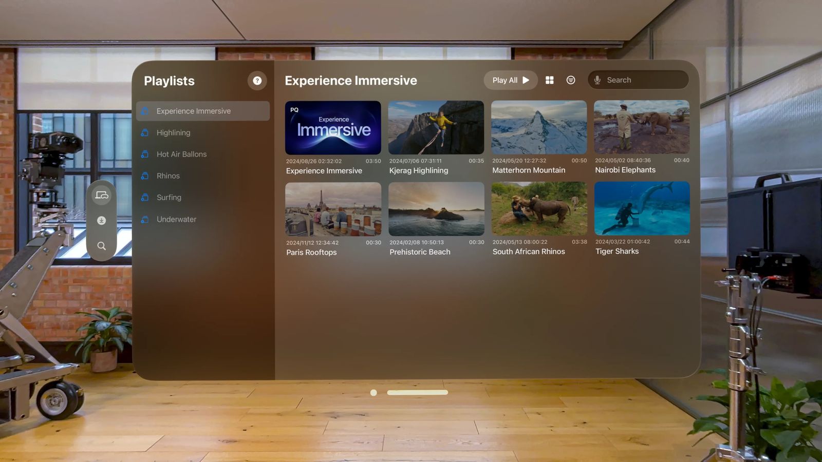 Utilitaire Apple Immersive Video avec intégration de Vision Pro