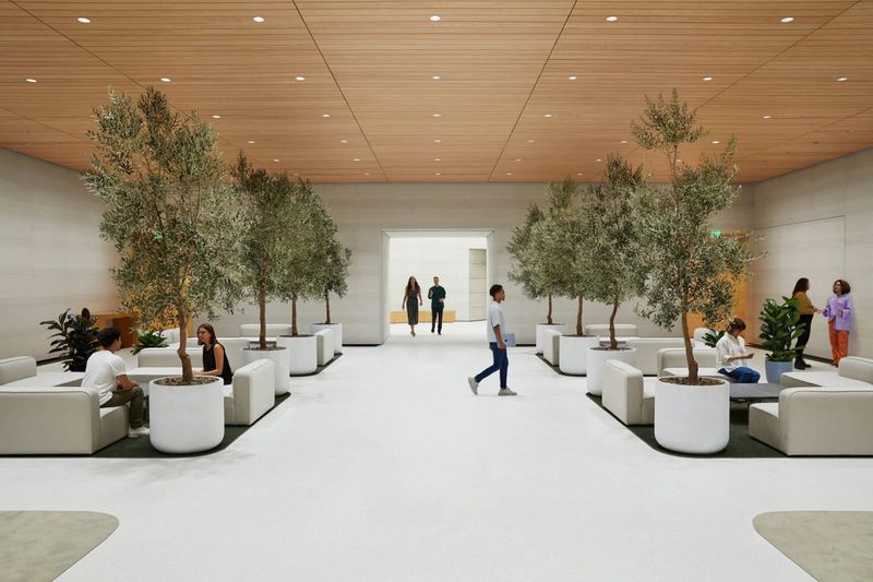 Intérieur de l'Apple Park